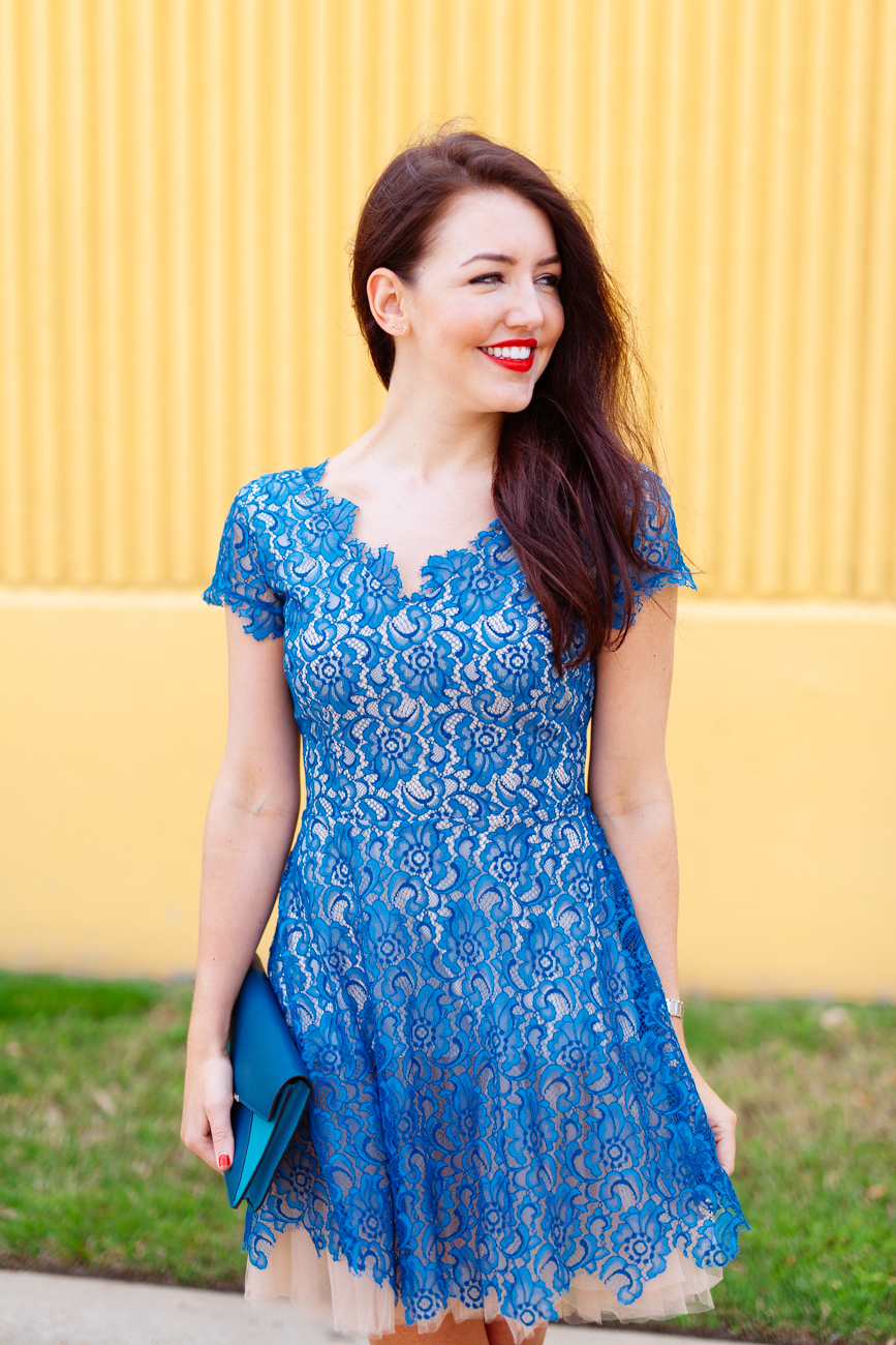 10 Responses to Blue Lace Fit & Flare