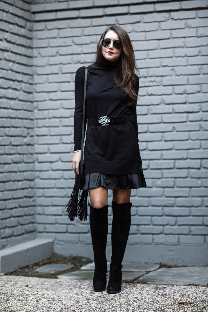 Black Sweater Dress