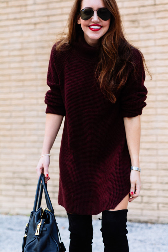 Sweater Dress & Boots