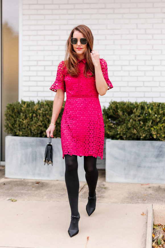 Pink Party Dress - Dallas Wardrobe // Fashion & Lifestyle Blog